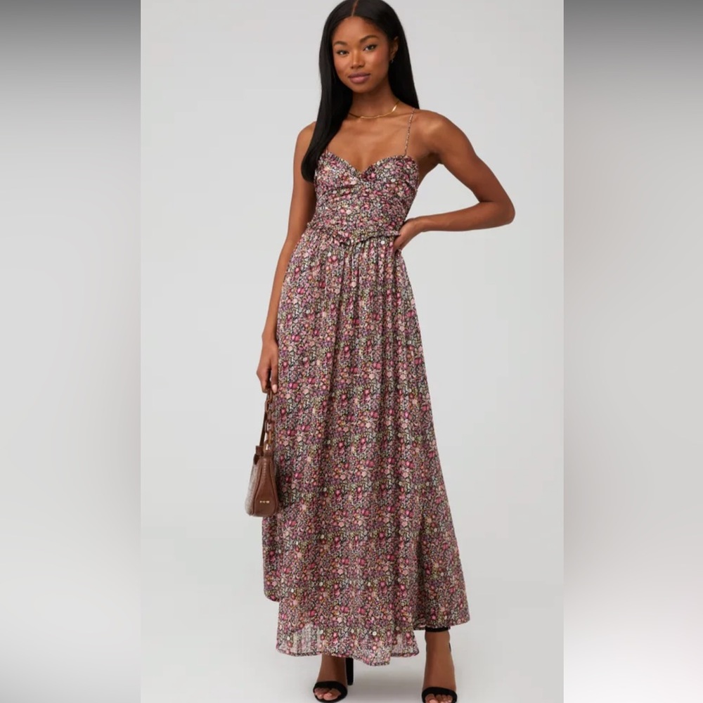 For Love & Lemons Joelle Maxi Dress